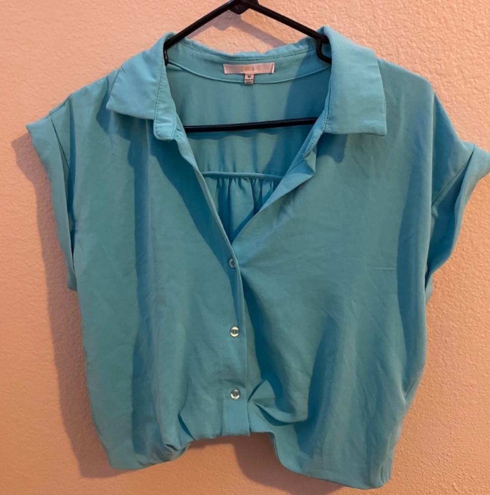 Cropped Button Down